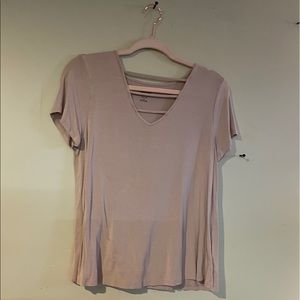 Light Pink V-neck shirt